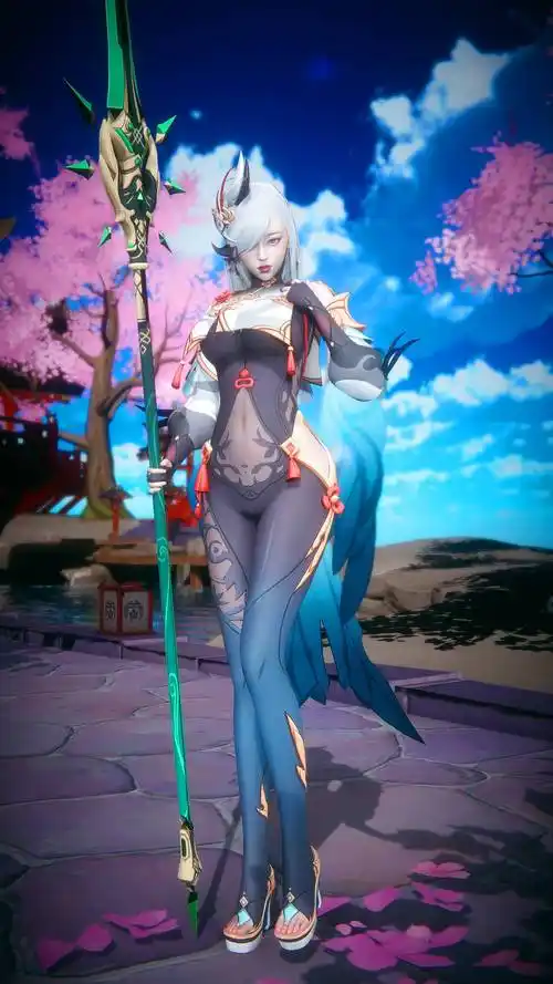 原神3d建模美图_二次元_公众_微信