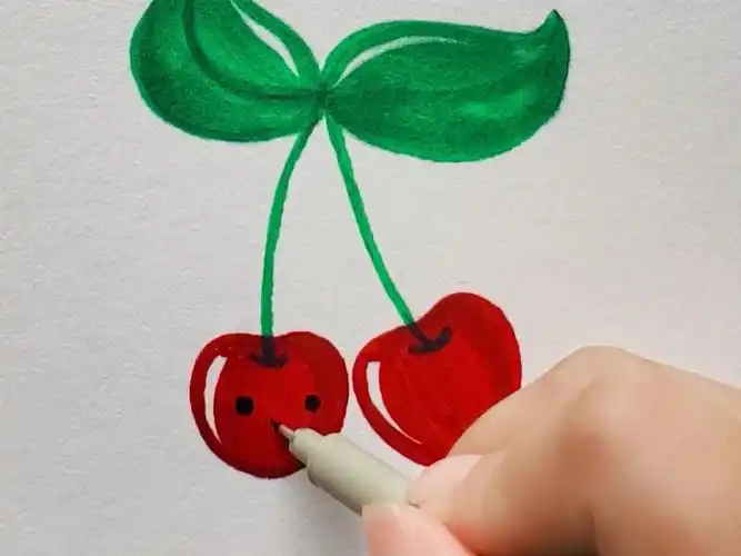 樱桃简笔画