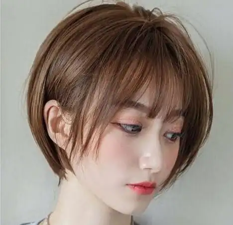 2,洗剪吹波波头凌乱种有一丝帅气,而且非常的好打理,早上起来直接用手