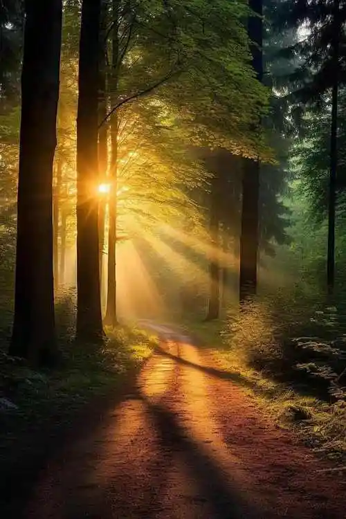 当树林遇上丁达尔光这样拍梦幻而唯美恍若仙境