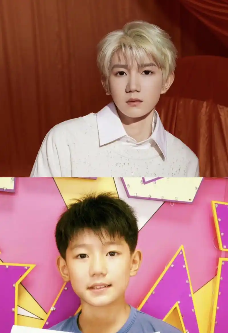 王俊凯王源和小时候没什么差别,但是易烊千玺可能是因为太小的原因