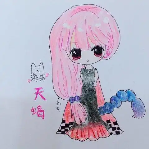 好画的天蝎座手抄报手抄报简单又漂亮