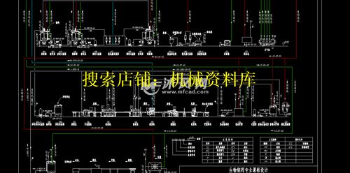 大输液工艺流程图纸cad图纸档设计参考资料素材【23】