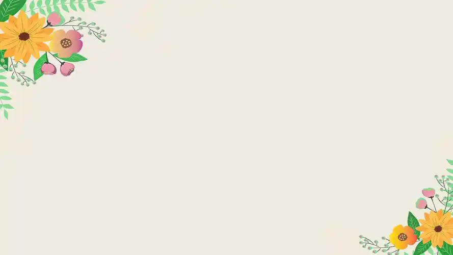 植物花卉文艺小清新高清背景图片(8张)