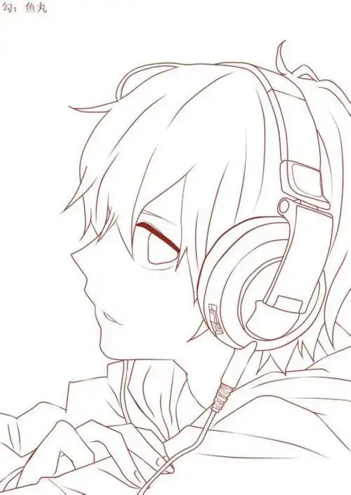 简笔画海量动漫帅哥侧脸简笔画高清美图全方面多角度及时新鲜展现最新