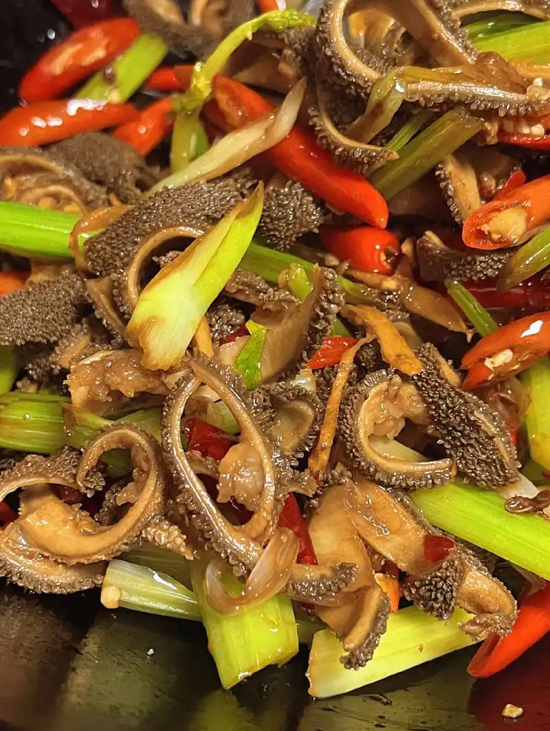 简单又好吃的家常菜97爆炒羊肚|||又辣又香好吃到无法拒绝,经常去的