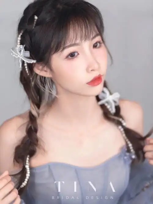 双马尾的设计让整个人变得活泼可爱7315仙气满满03少女心爆棚