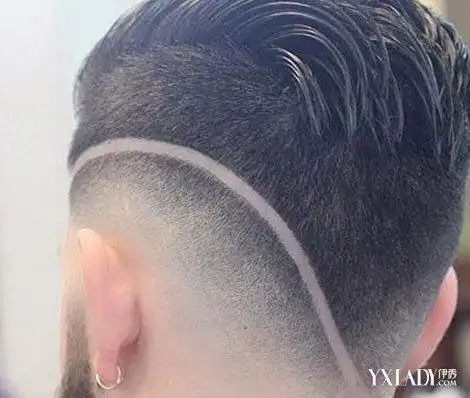 图酷男生刀疤发型彰显个性潮男man的一面