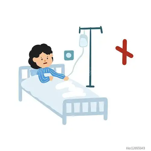 医疗住院病人图片_卡通手绘_编号12055943_红动中国