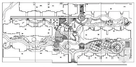 关键词:        小区景观设计施工图cad景观施工图