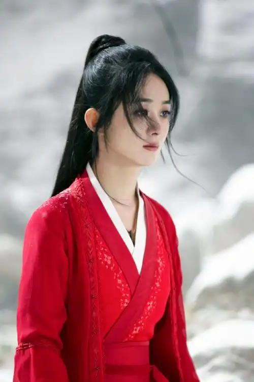 赵丽颖有翡##周翡红衣造型