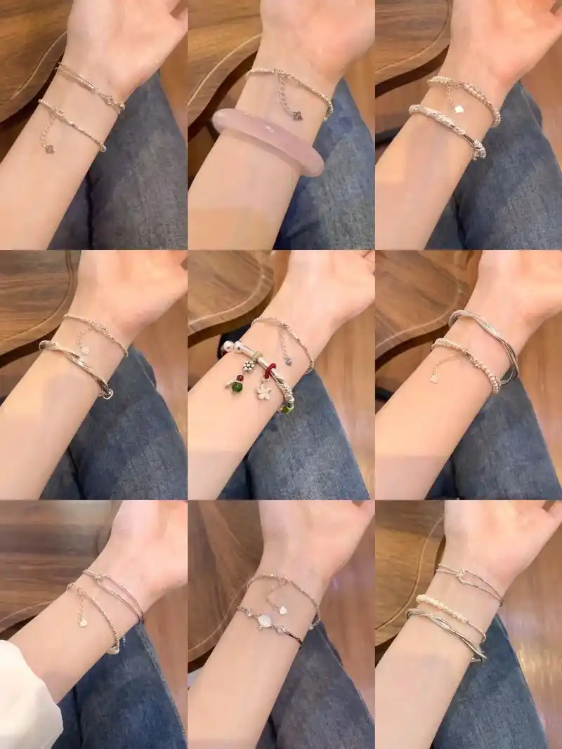 我该怎么让你们知道手镯叠戴好好看05|||今天来分享叠戴的千 - 抖音
