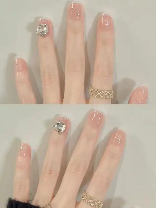 超好看的美甲 短指甲也可以这么美 高级耐看的小短甲推荐 适合上班族