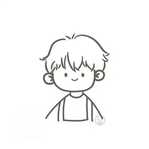 原创简笔画|小男生头像⑧简笔画男生头像头像简笔
