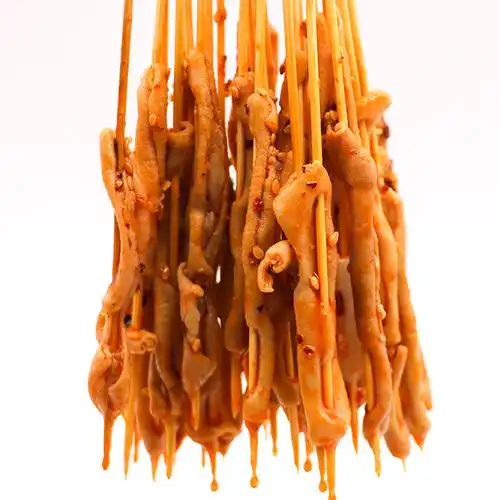 【现货正常发】铁板鸭肠10把*30串 小串烧烤串新鲜串串香食材手把串