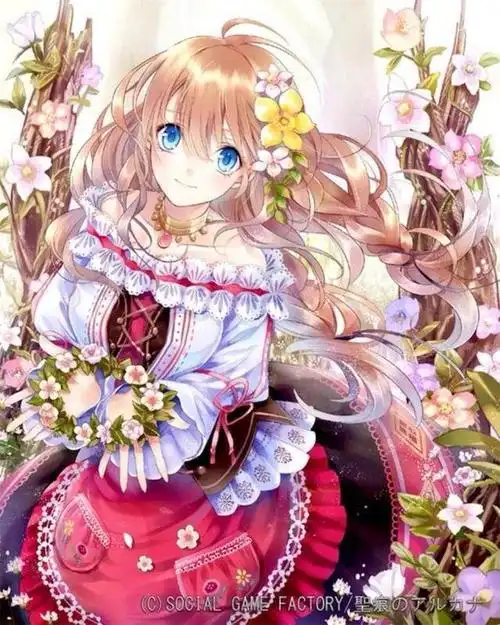 二次元长发梦幻少女,这真是惊人的美