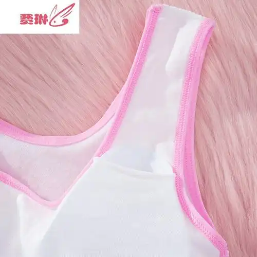 少女文胸儿童女童内衣发育期小背心女小学生初中学生可爱日系 费琳