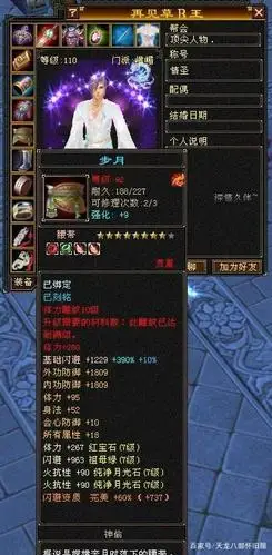 天龙八部怀旧服:「紫禁之巅」第一峨眉装备图,7级奶爹了解下