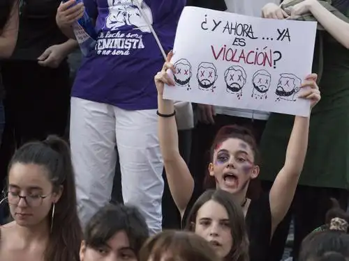 several protests ensued across spain against the verdict and