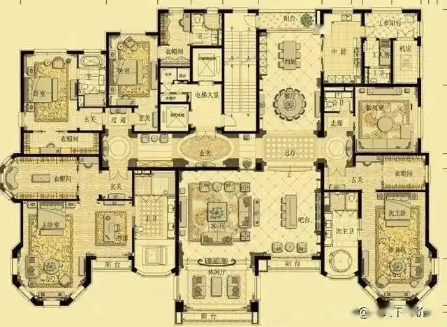 692㎡大平层,270度海景,总价1700万!在家里迷路是什么感觉?