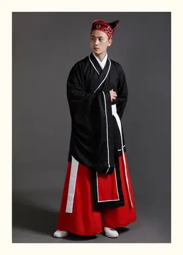 俞兆林古装汉服男玄端礼服礼汉服曲裾汉宫服饰汉朝汉代祭祀大典服装