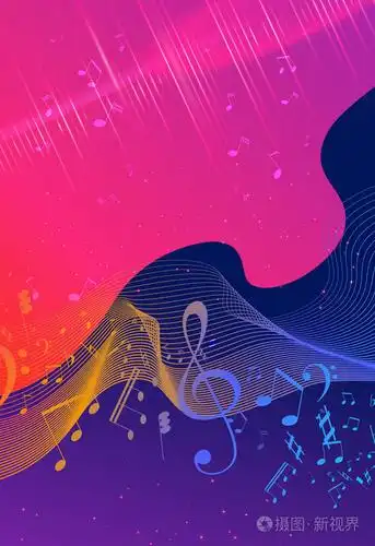 彩虹流畅的背景.彩虹现代设计.音乐多色海报.彩虹条纹波液体图案.