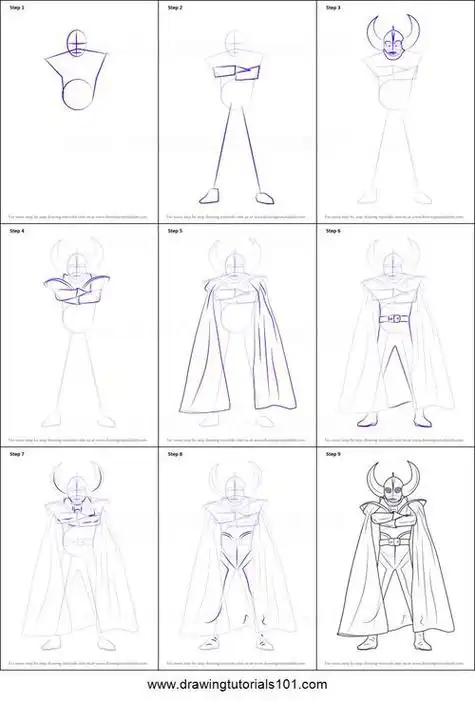 奥特曼的画法 奥特曼的画法儿童简笔画