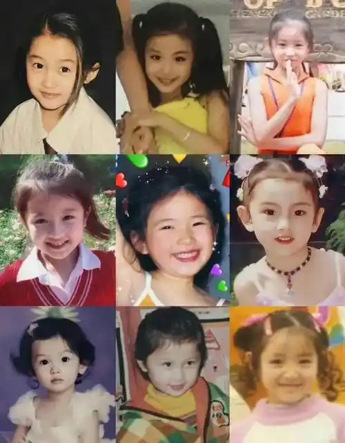 她们是怎么做到小时候和现在长得一模一样的?