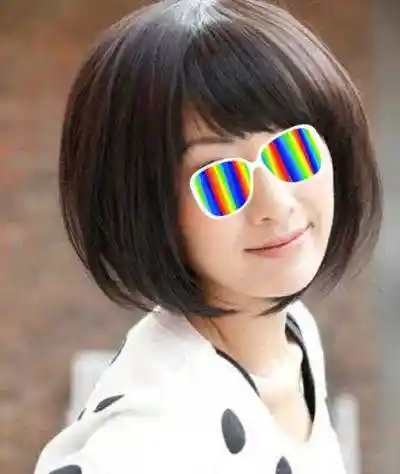 短发波波头发型甜美修颜