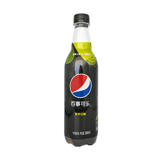 pepsi百事可乐新品青柠味500ml24瓶