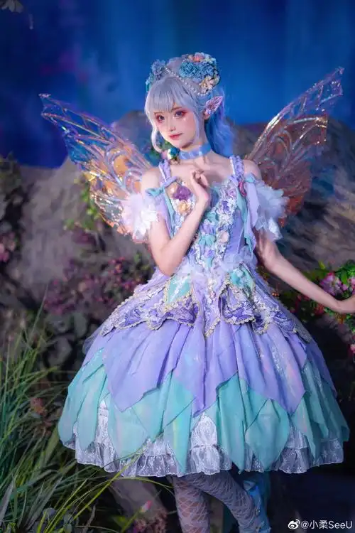 lolita#03精灵公主03写真出镜:小柔see u摄影:@w小小白w裙子