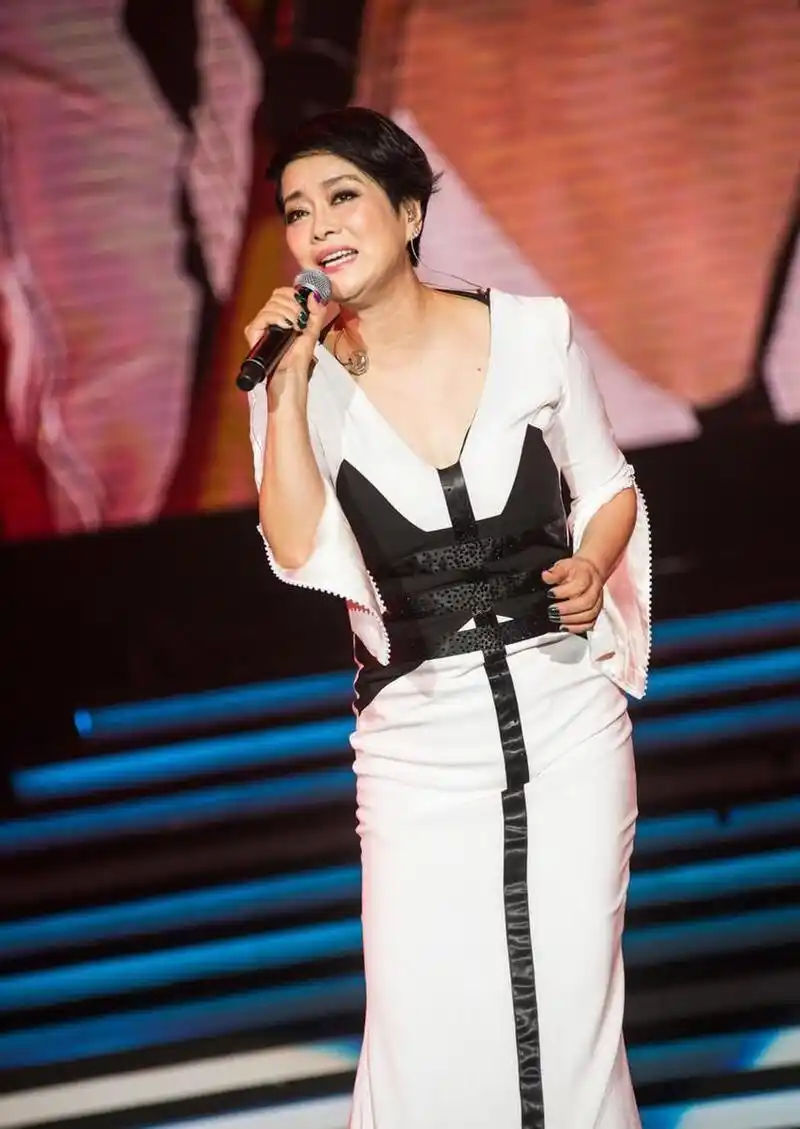 56岁田震同框60岁毛阿敏!一个脸僵到认不出,一个自然老去超优雅