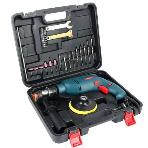 电锤套装家用电动工具螺丝刀 bs款冲击钻(工具盒) 钻头