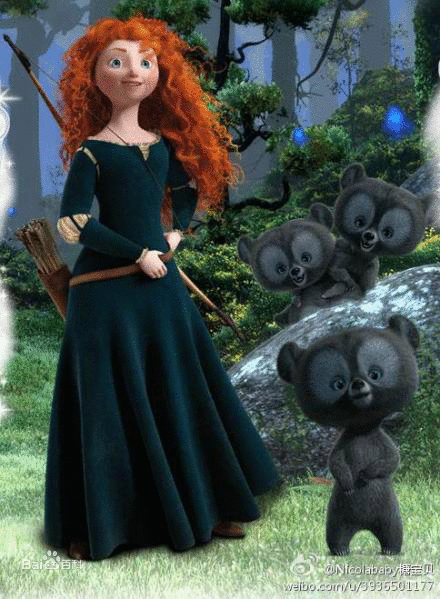 性格急躁,头发乱蓬蓬的梅莉达尽管身为公主,自己却更希望当一名弓箭手