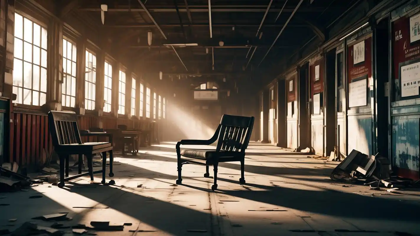 06废弃车站的伤感壁纸92