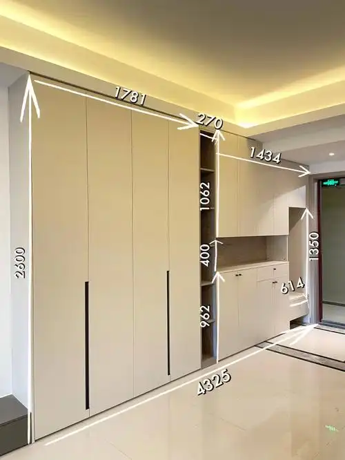 层板可移动78四段式玄关柜设计,收纳吊柜 中空台 抽屉 鞋柜78换鞋