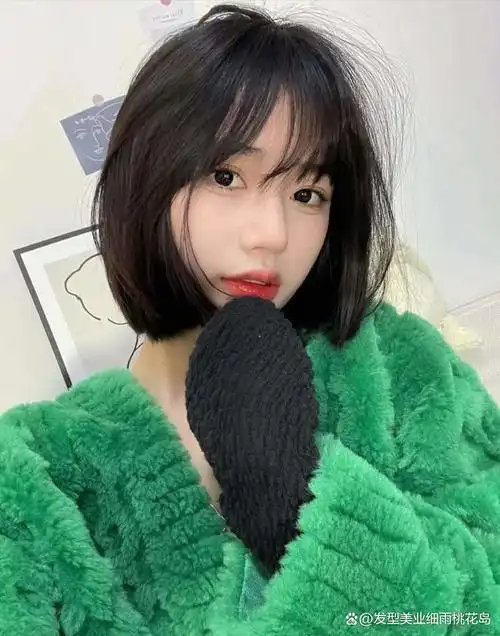 剪天剪纯纯的短发