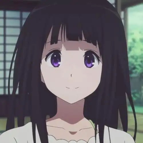 动漫头像冰菓千反田爱瑠美少女可爱ins系滤镜仙气