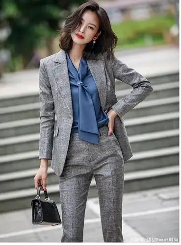 职业装女人魅力气质时尚,甜美装束个性打扮成就女王风格