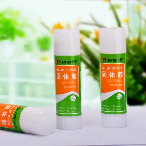 创易36克固体胶办公固体胶水高粘度手工课儿童强力胶棒学生用文具