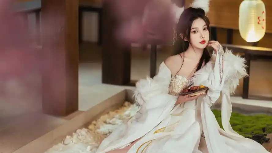 古风美女 灯笼 饼 唯美古装美女壁纸高清大图预览1920x1080_美女壁纸