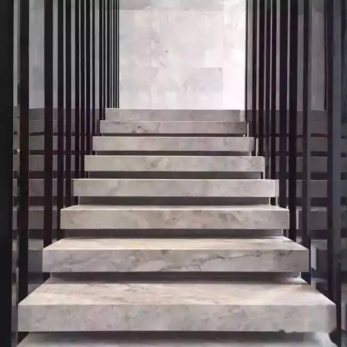 靓丽时尚的灰色大理石楼梯看完你就爱上了