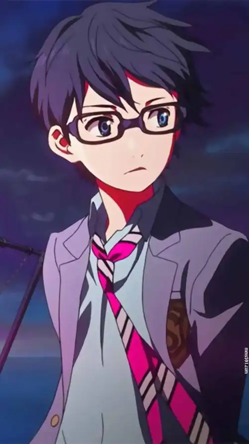四月是你的谎言男主角戴眼镜的帅哥有马公生手机壁纸图片(3)
