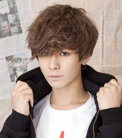 男生烫发-男生纹理烫-男生锡纸烫-男生定位烫-男士烫发发型图片