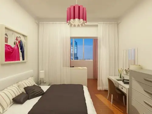 简约现代今朝装饰南湖东园一居室旧房改造卧室