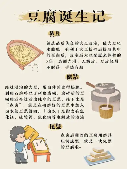 也就是说有两千年的历史了喔82你知道最传统的豆腐制作需要哪些工序