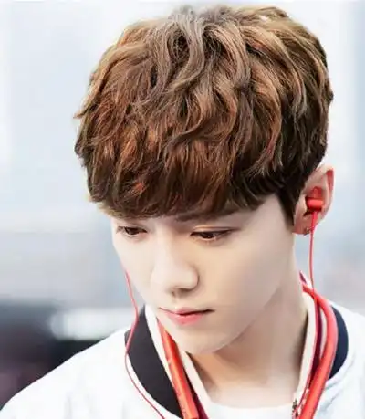 纹理烫发型图男最火时尚纹理发型