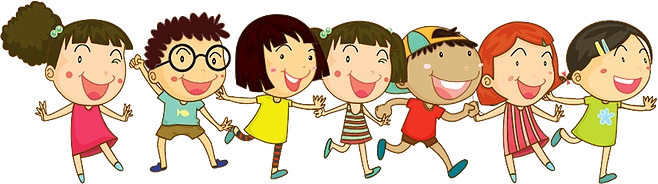 【可下载】卡通手绘儿童人物小学生幼儿园手拉手友爱玩耍学习 手牵手