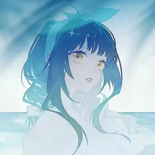 蓝色绝美电竞动漫男女头像