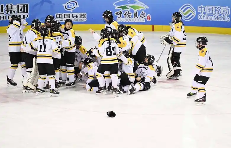 冰球女子青年组辽宁队获铜牌